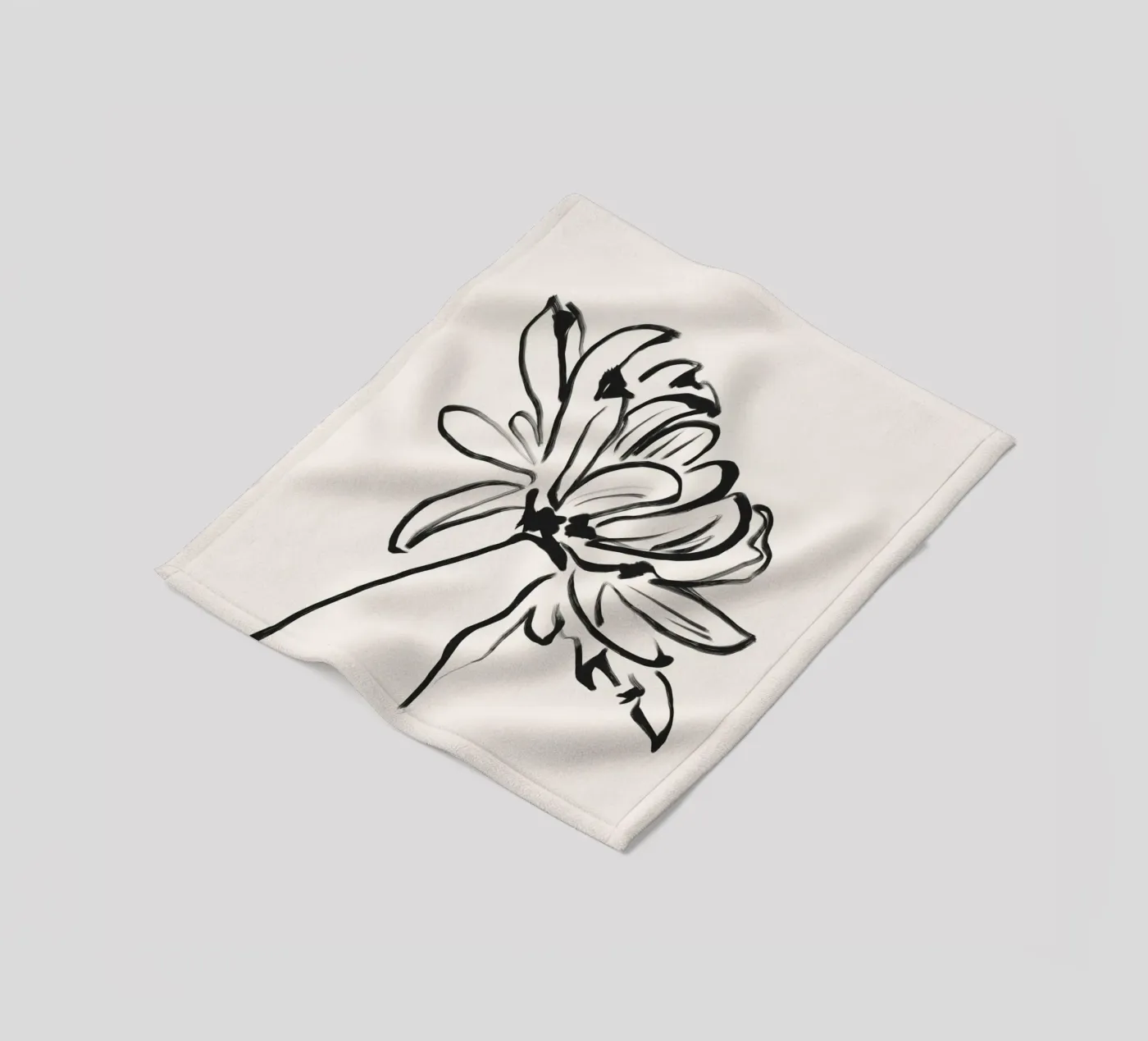 Gentle Flower Fleecedecke von LeaDArt