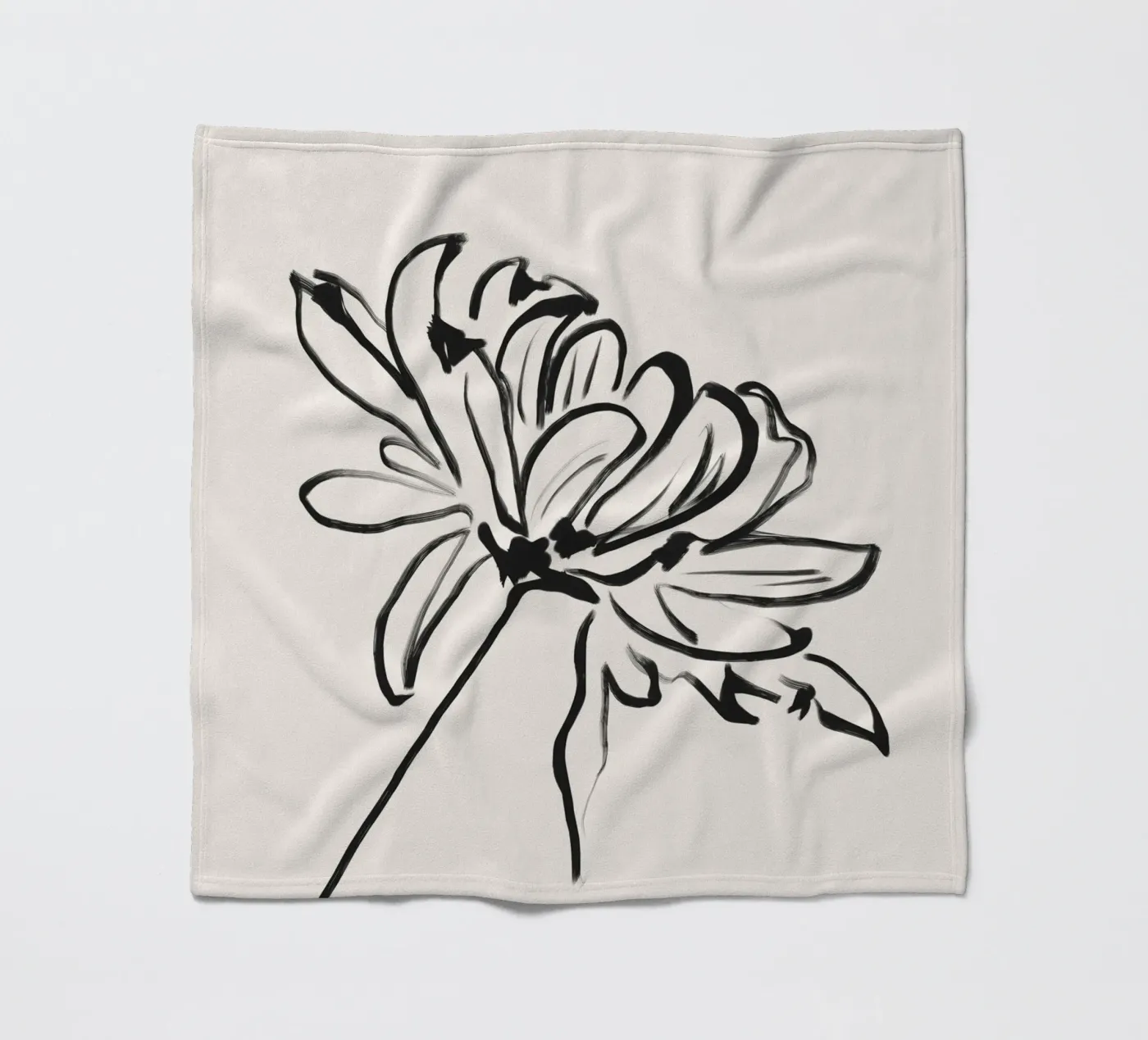 Gentle Flower Fleecedecke von LeaDArt