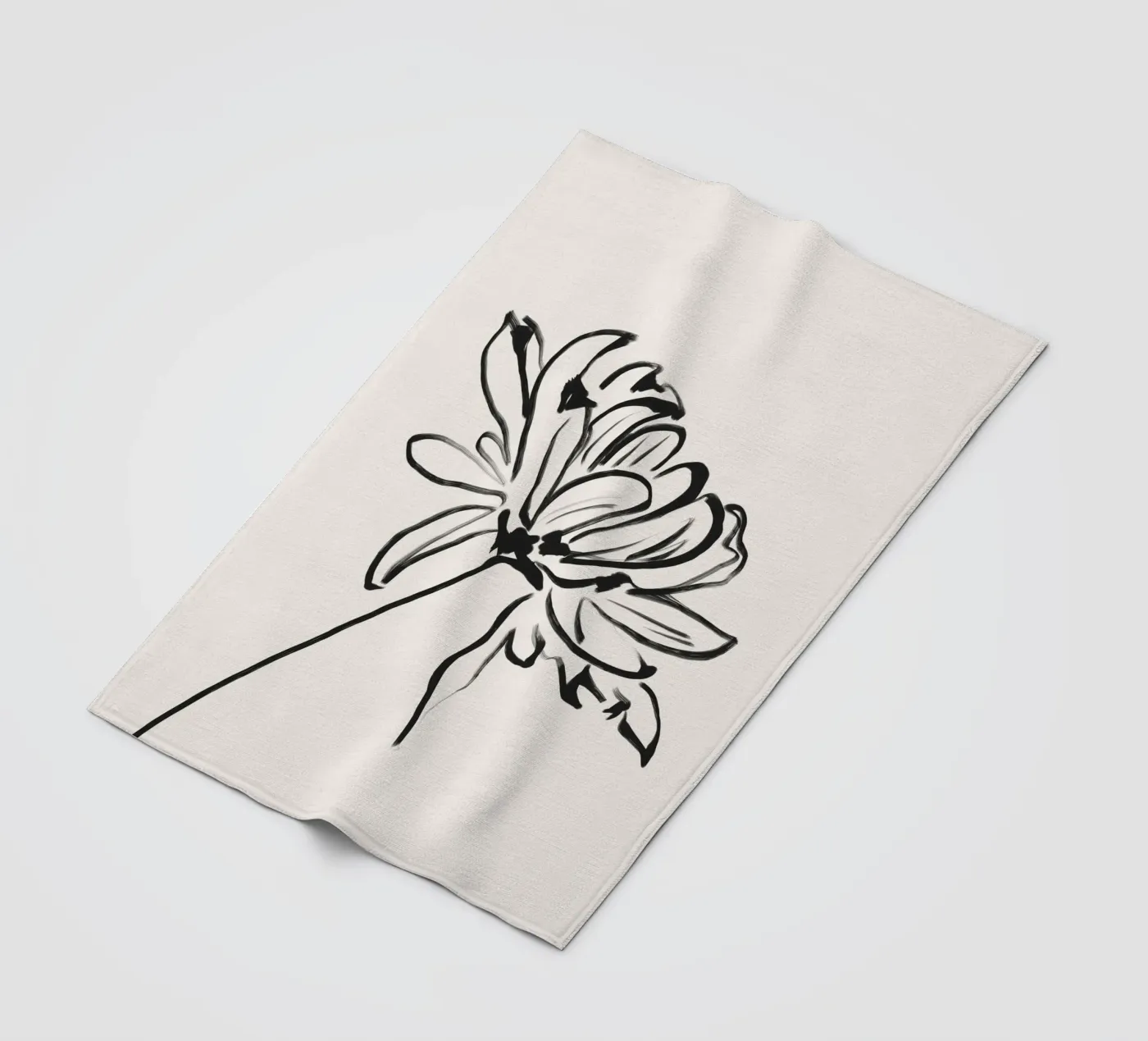 Gentle Flower Fleecedecke von LeaDArt