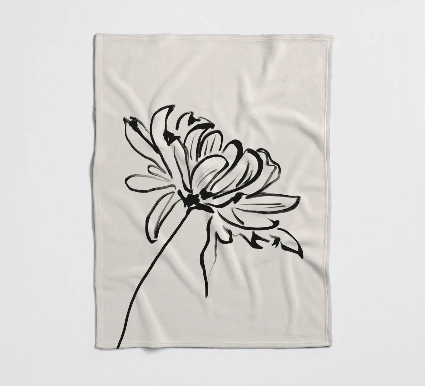 Gentle Flower Fleecedecke von LeaDArt