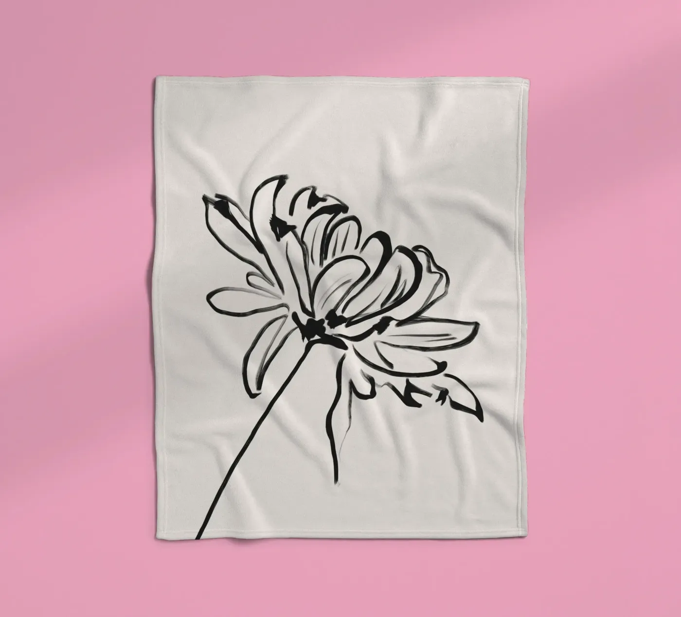 Gentle Flower Fleecedecke von LeaDArt