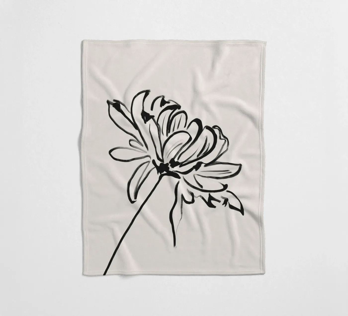 Gentle Flower Fleecedecke von LeaDArt
