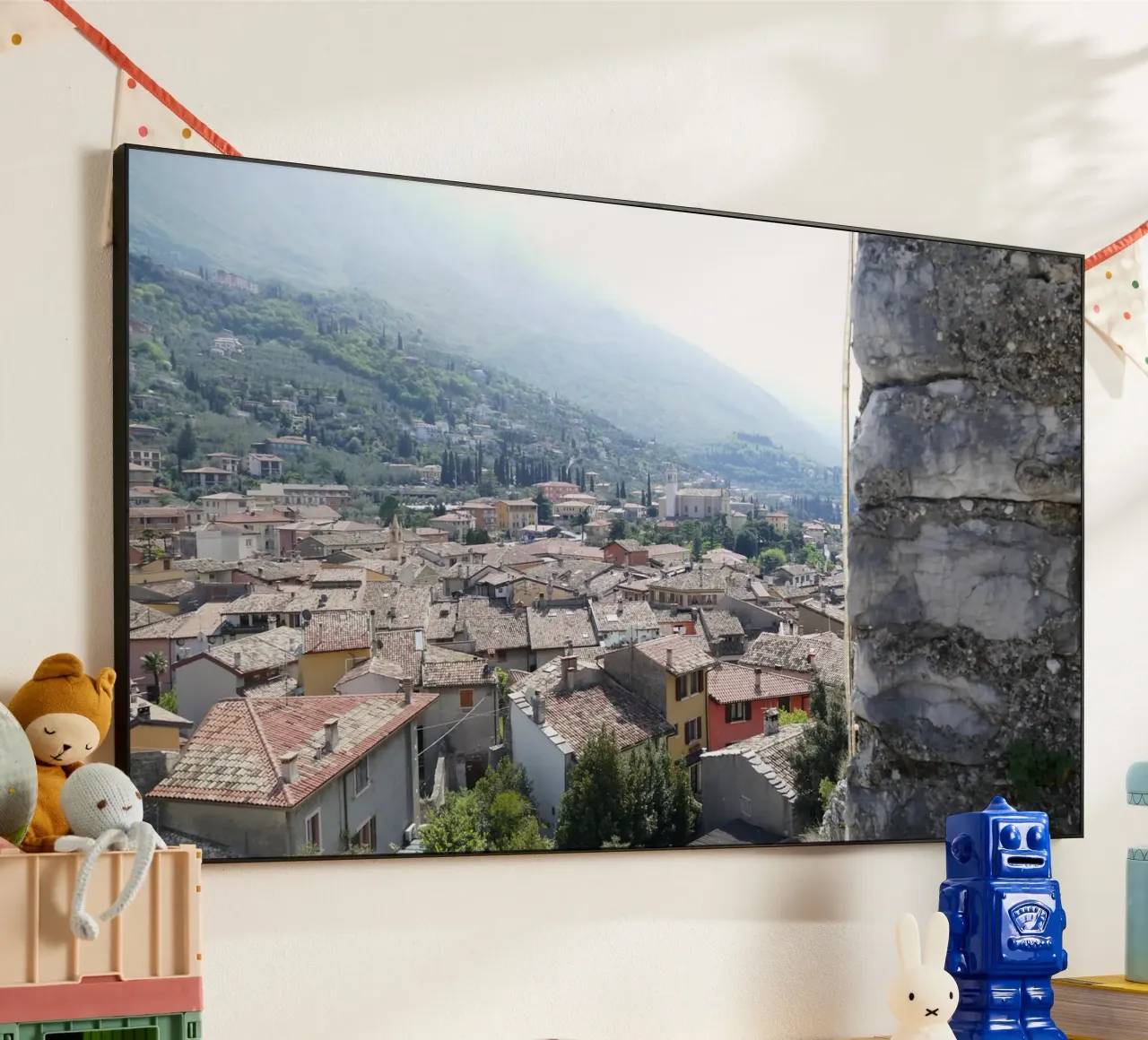 Vue sur Malcesine (Lac de Garde) alu dibond de Alexandra Joseph Fotomomente