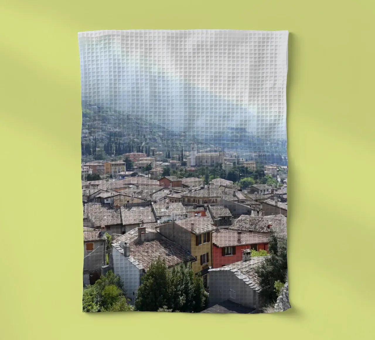 Vue sur Malcesine (Lac de Garde) torchon de Alexandra Joseph Fotomomente