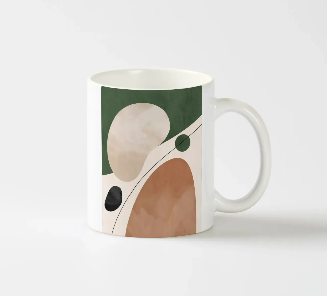 Forme astratte moderne tazza in ceramica da LeaDArt
