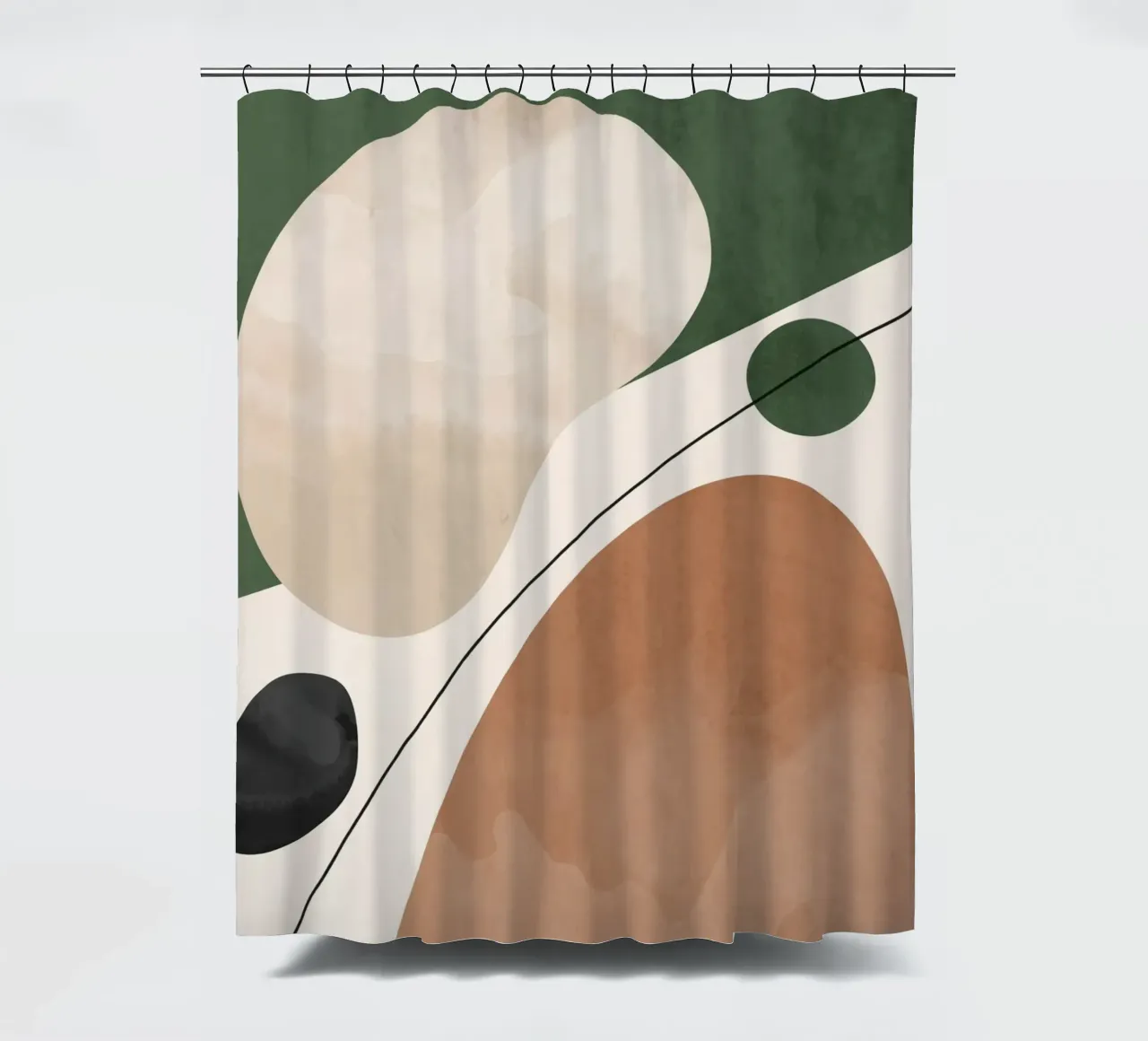 Forme astratte moderne tenda da doccia da LeaDArt