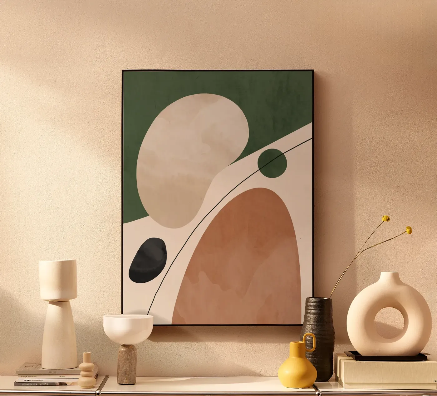 Modern Abstract Shapes plexiglass da LeaDArt