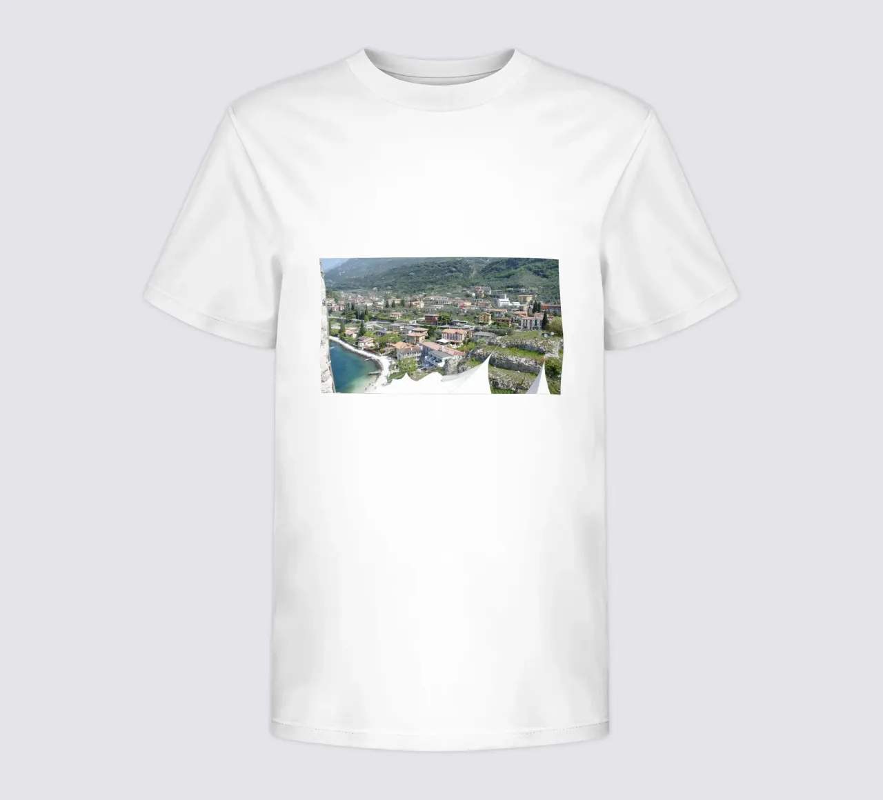 Malcesine von oben t-shirt bambini da Alexandra Joseph Fotomomente