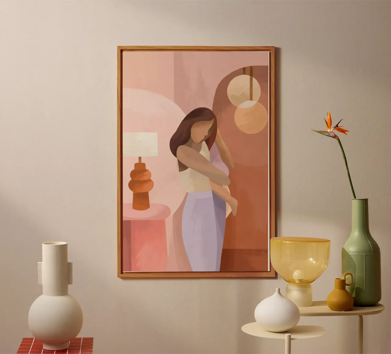 The Loving Mother alu-dibond by Goed Blauw