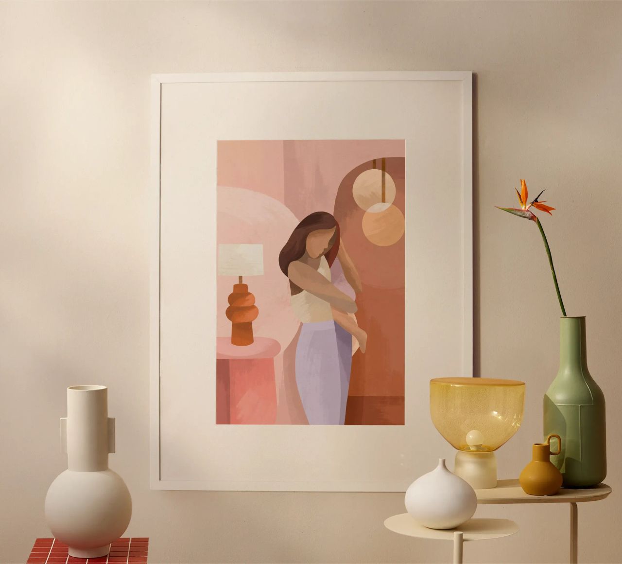 The Loving Mother poster de Goed Blauw