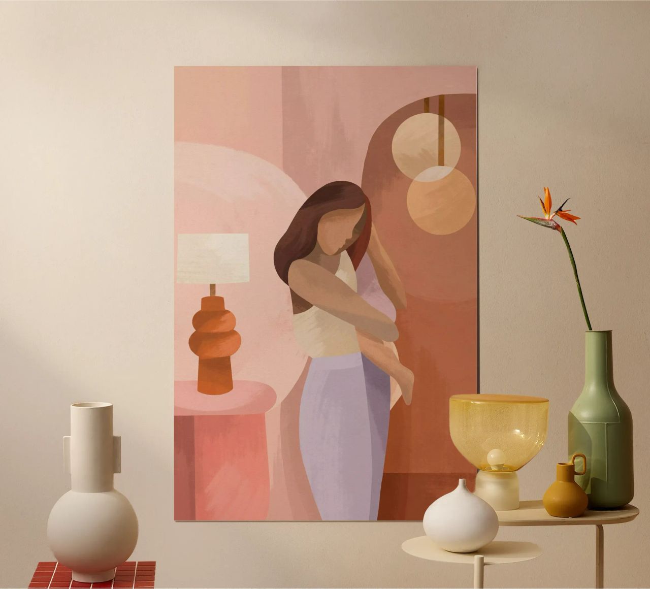 The Loving Mother poster de Goed Blauw