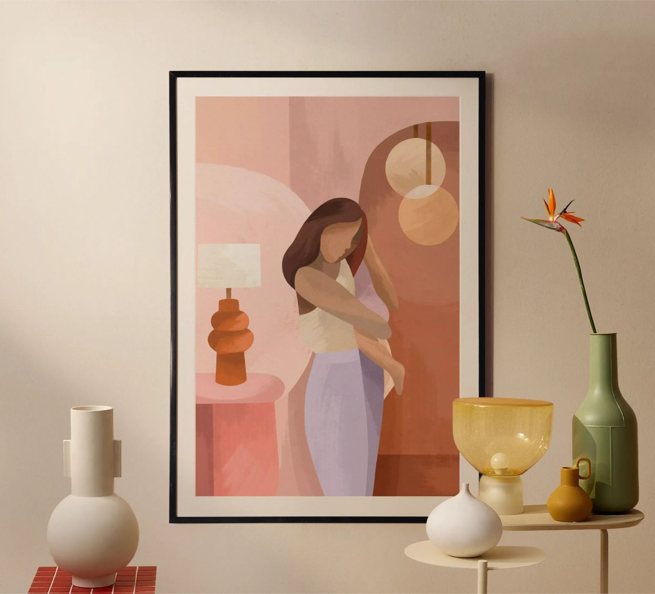 The Loving Mother poster de Goed Blauw