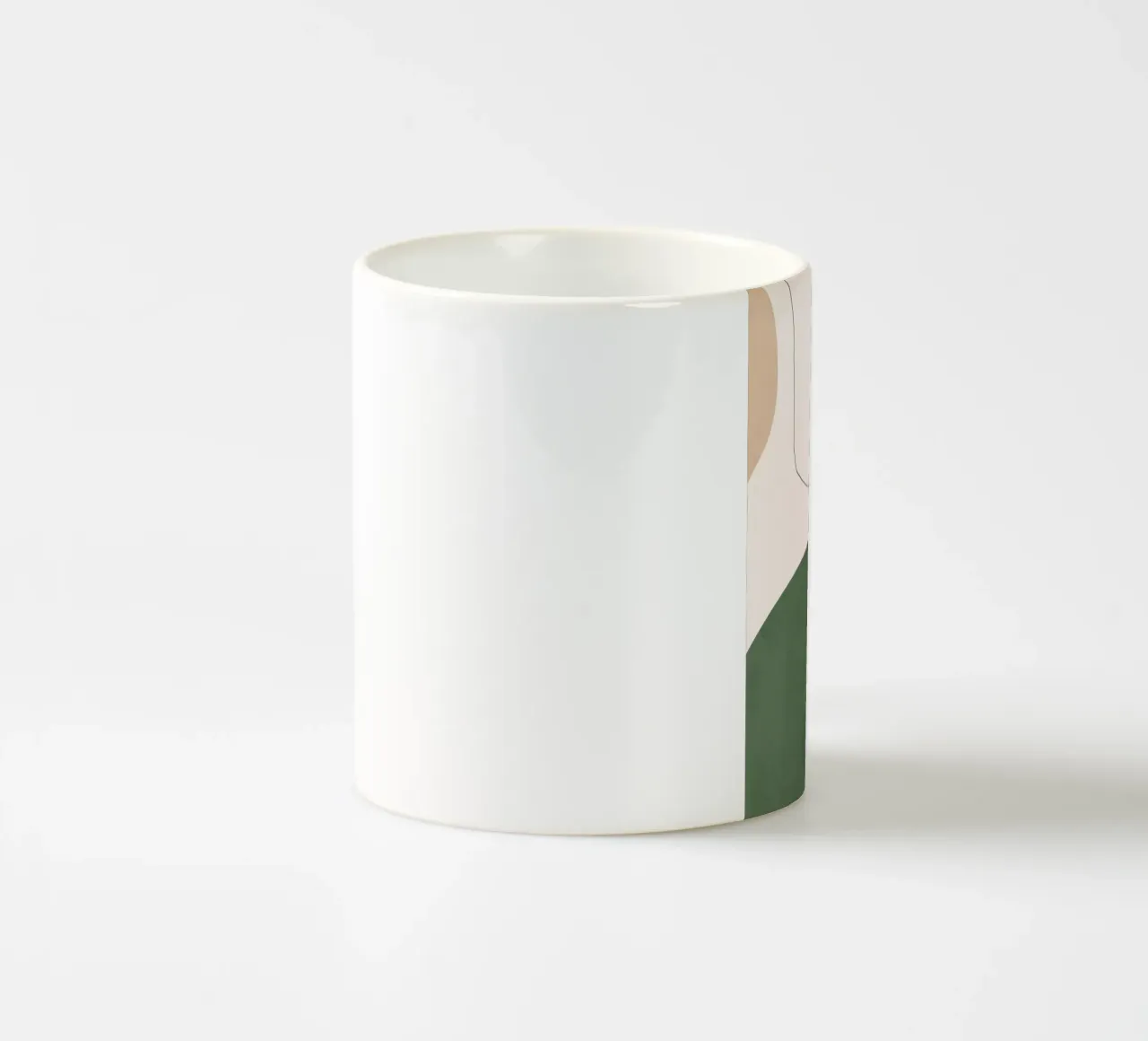 Forme astratte minimali tazza in ceramica da LeaDArt