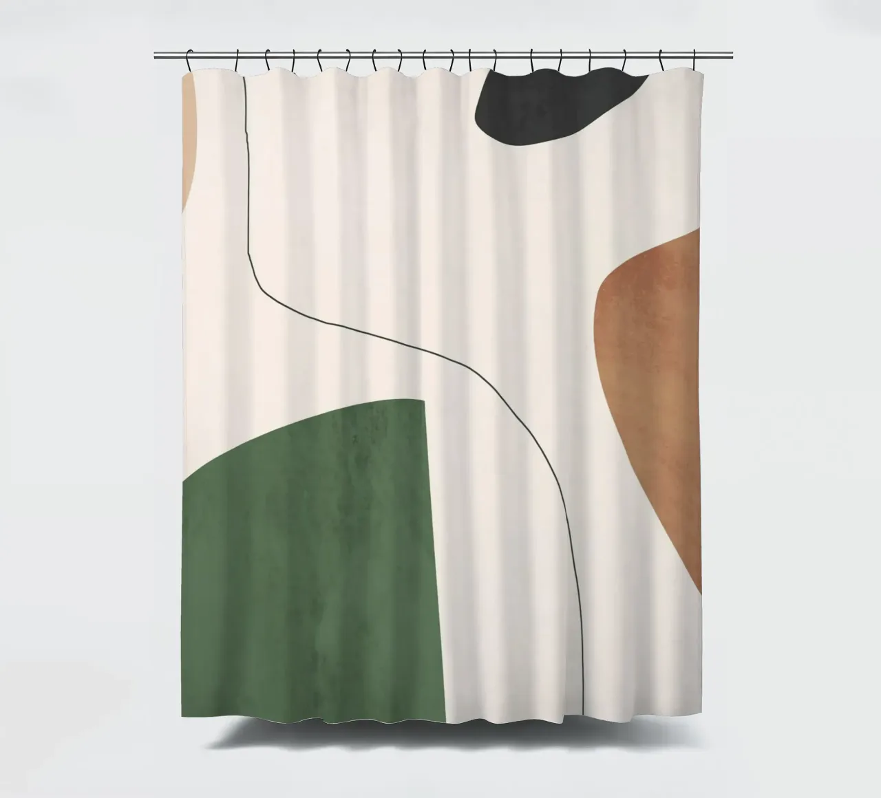 Forme astratte minimali tenda da doccia da LeaDArt