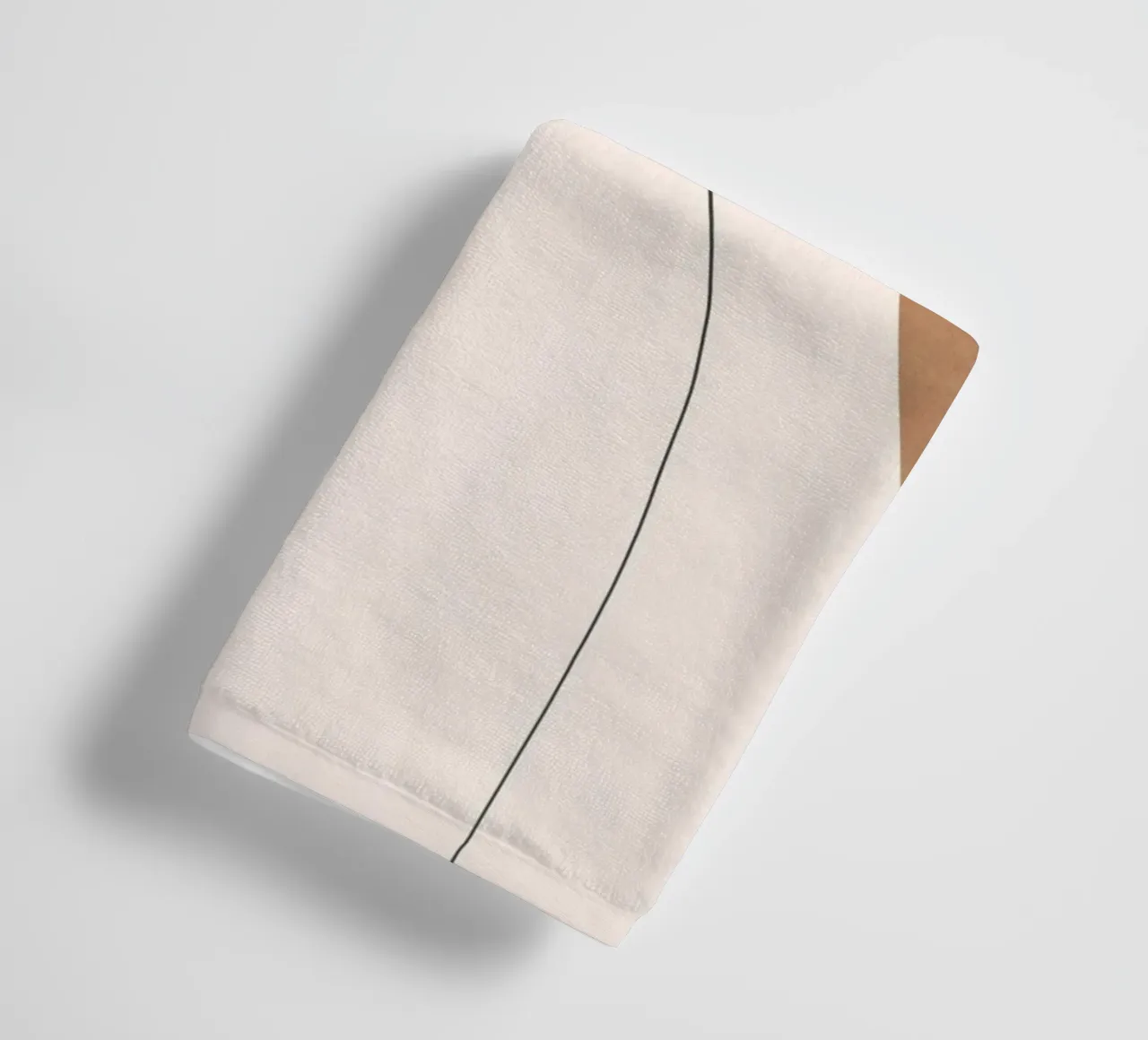 Minimal Abstract Shapes towel by LeaDArt