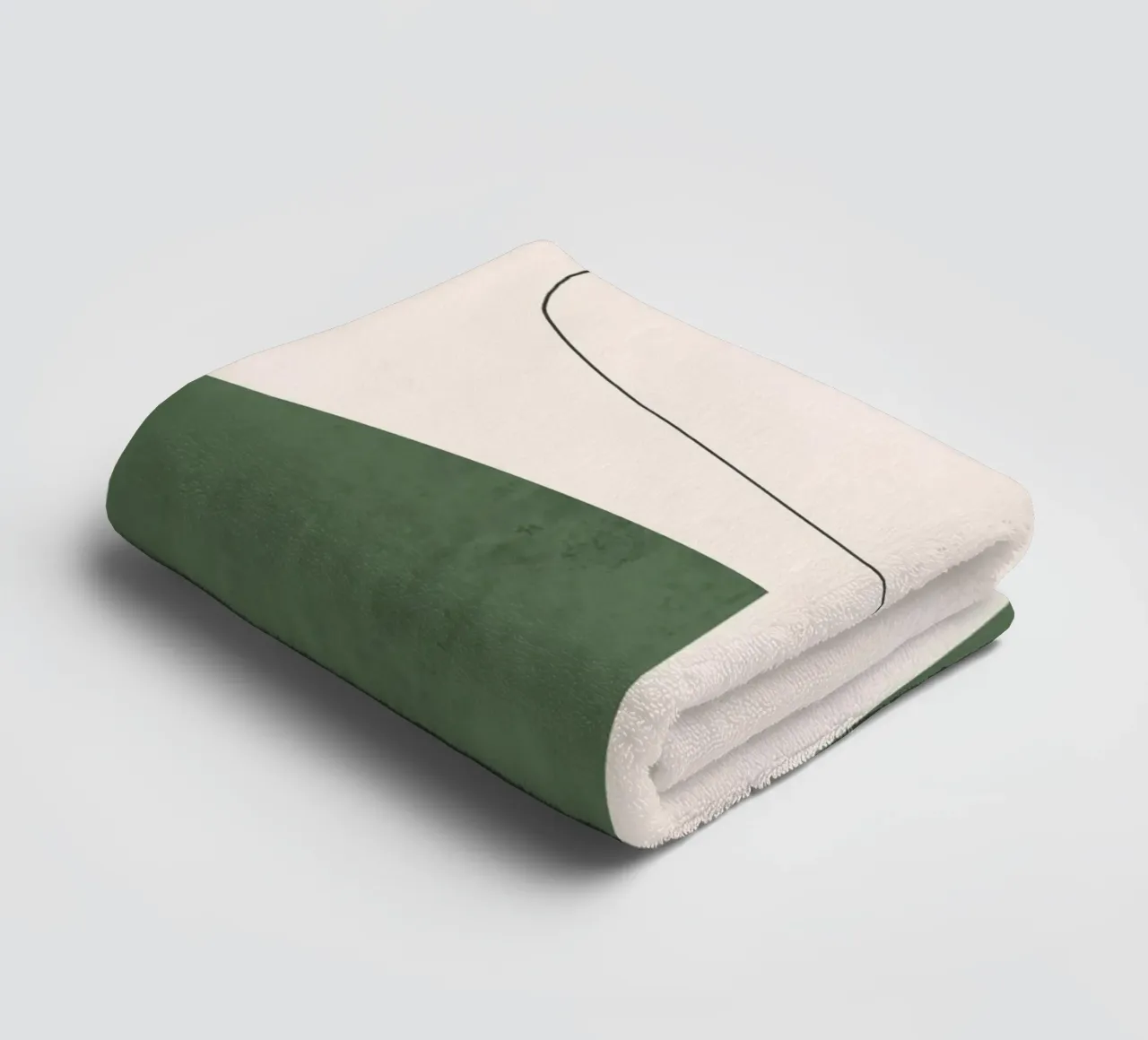 Minimal Abstract Shapes towel by LeaDArt