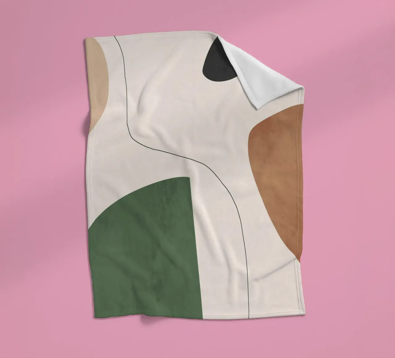 Forme astratte minimali coperta in pile da LeaDArt