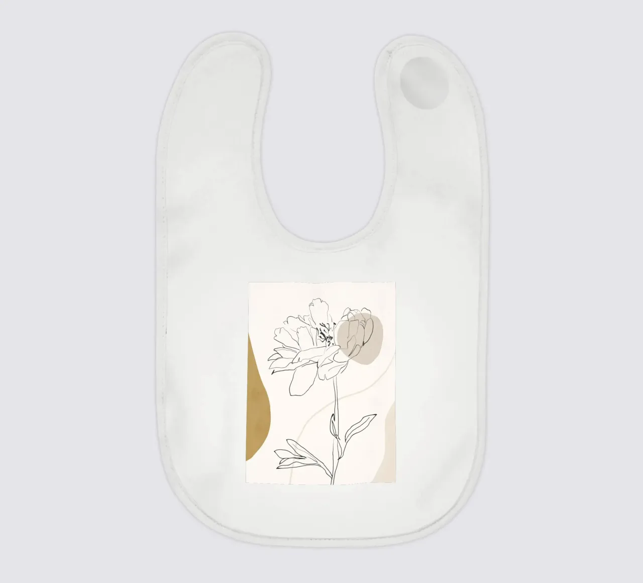 Boho Botanisch baby slabbetje van LeaDArt