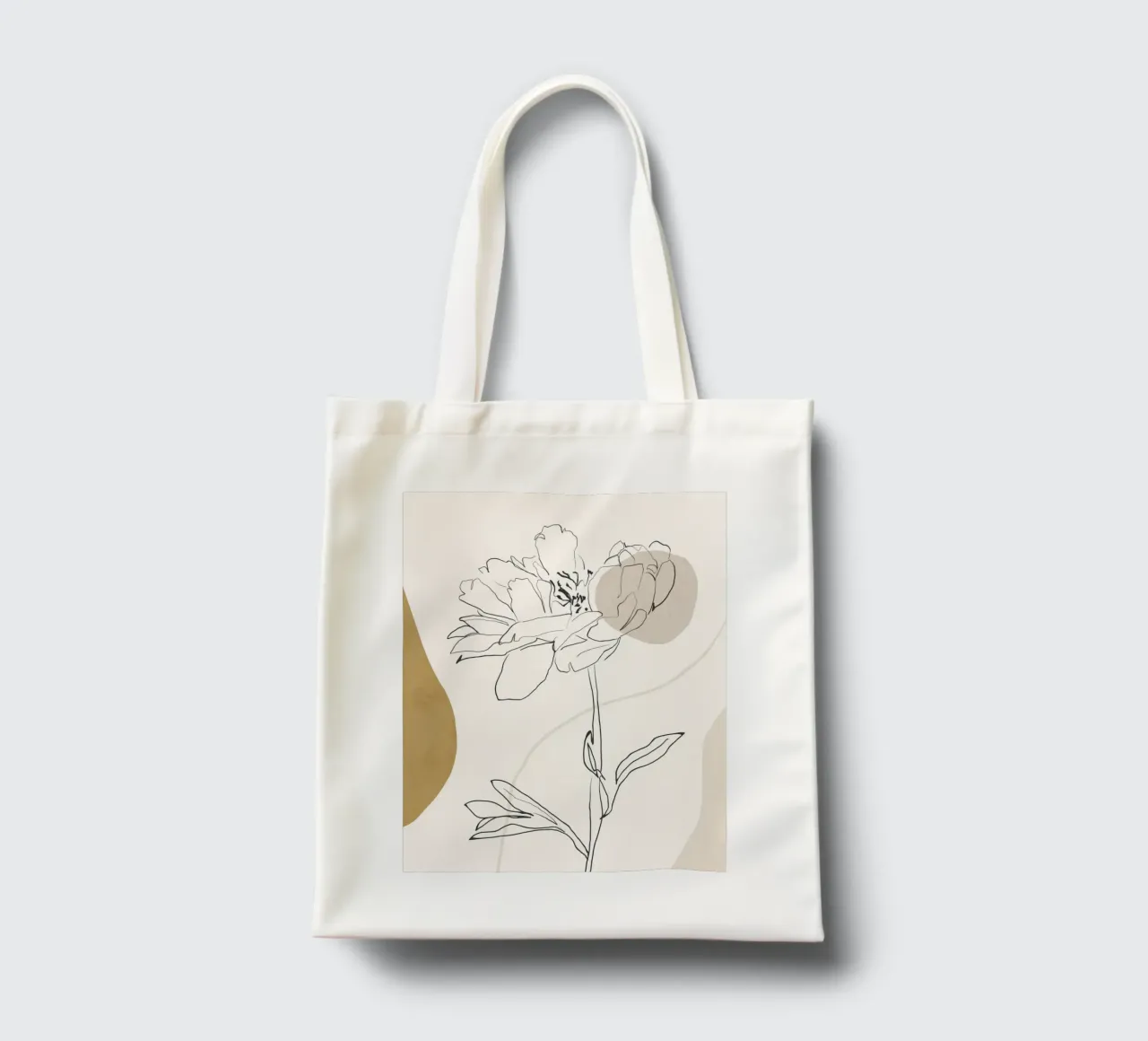 Boho botanico borsa in juta da LeaDArt