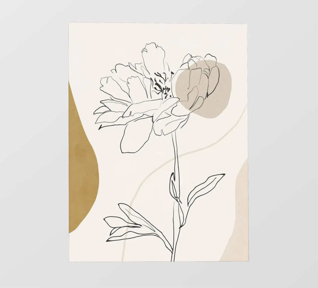 Boho botanico telo in pvc da LeaDArt
