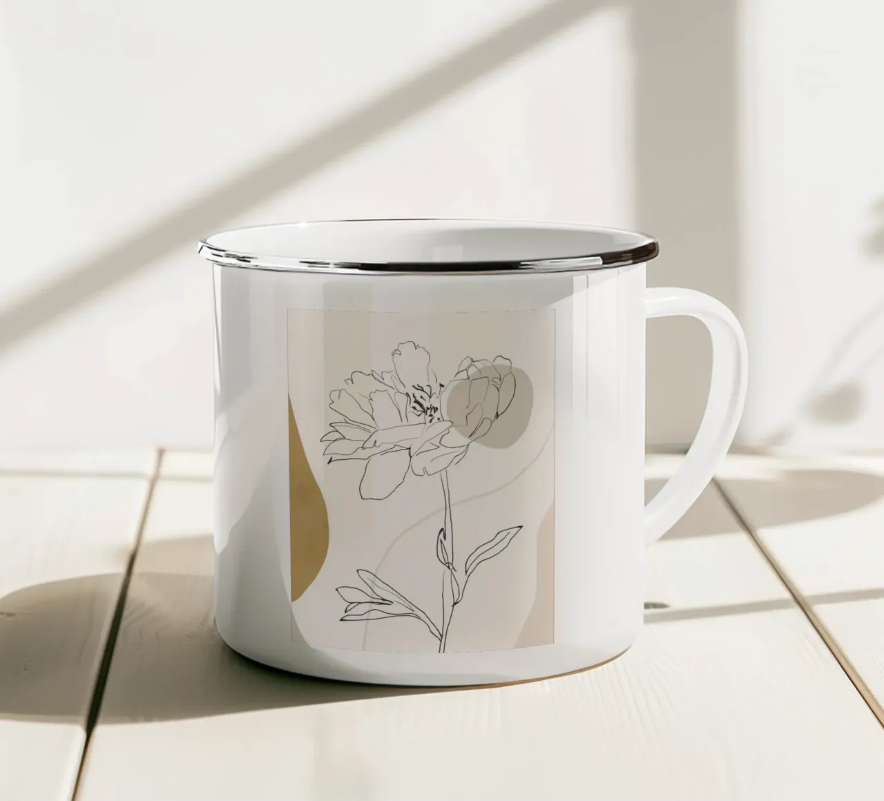 Boho botanico tazza in smalto da LeaDArt