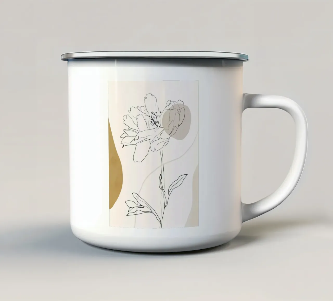 Boho botanico tazza in smalto da LeaDArt