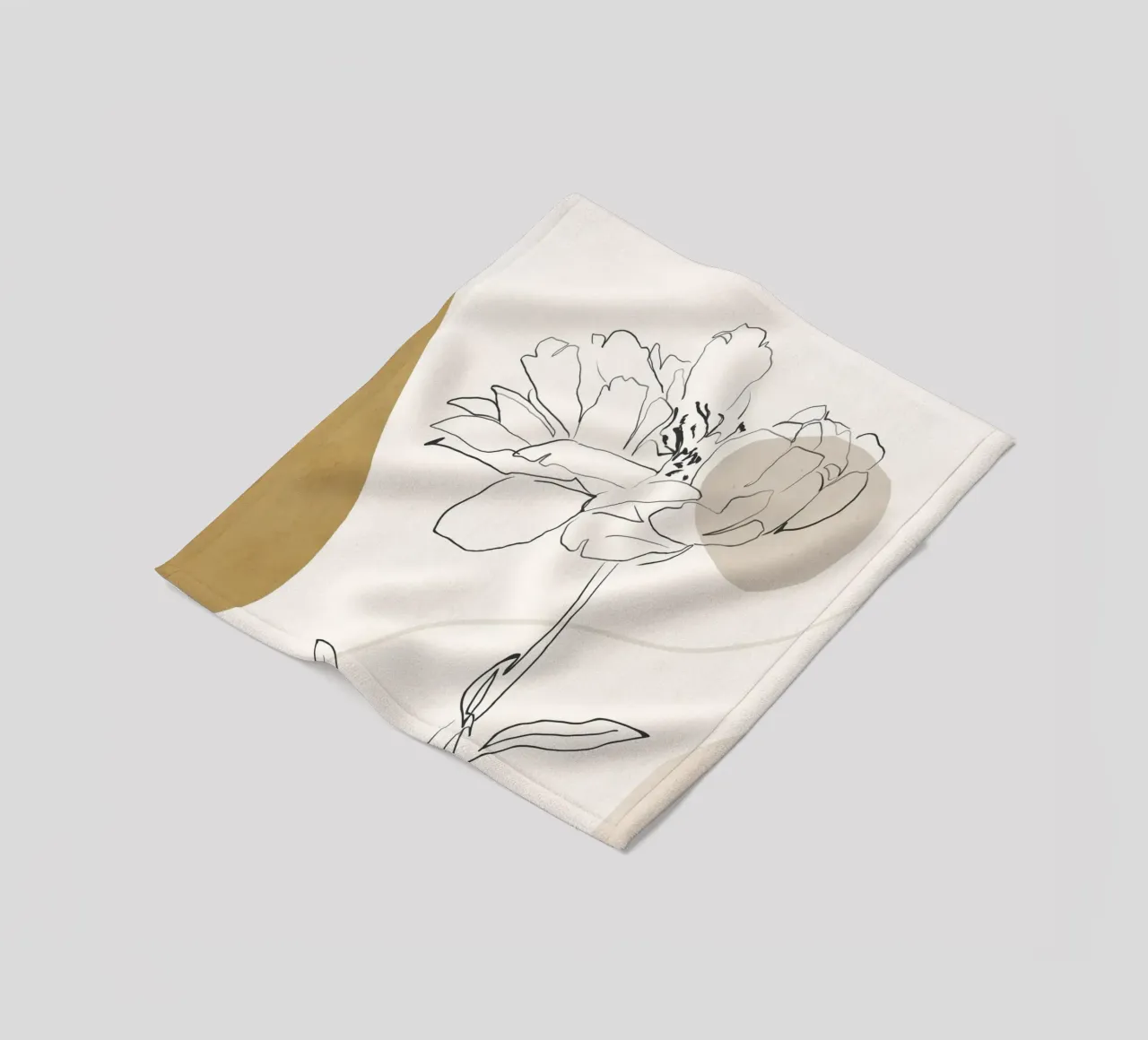 Boho botanico coperta in pile da LeaDArt