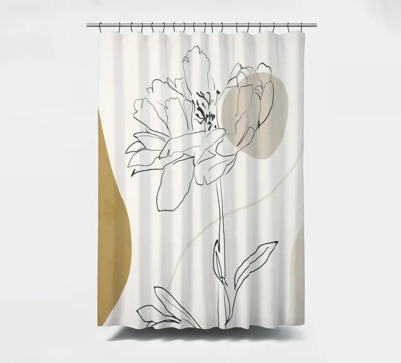 Boho botanico tenda da doccia da LeaDArt