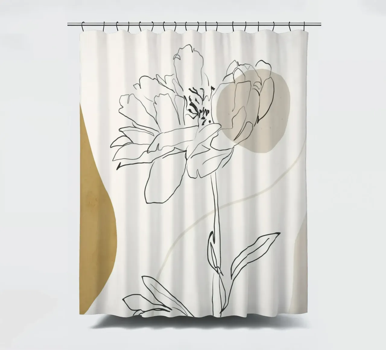 Boho botanico tenda da doccia da LeaDArt