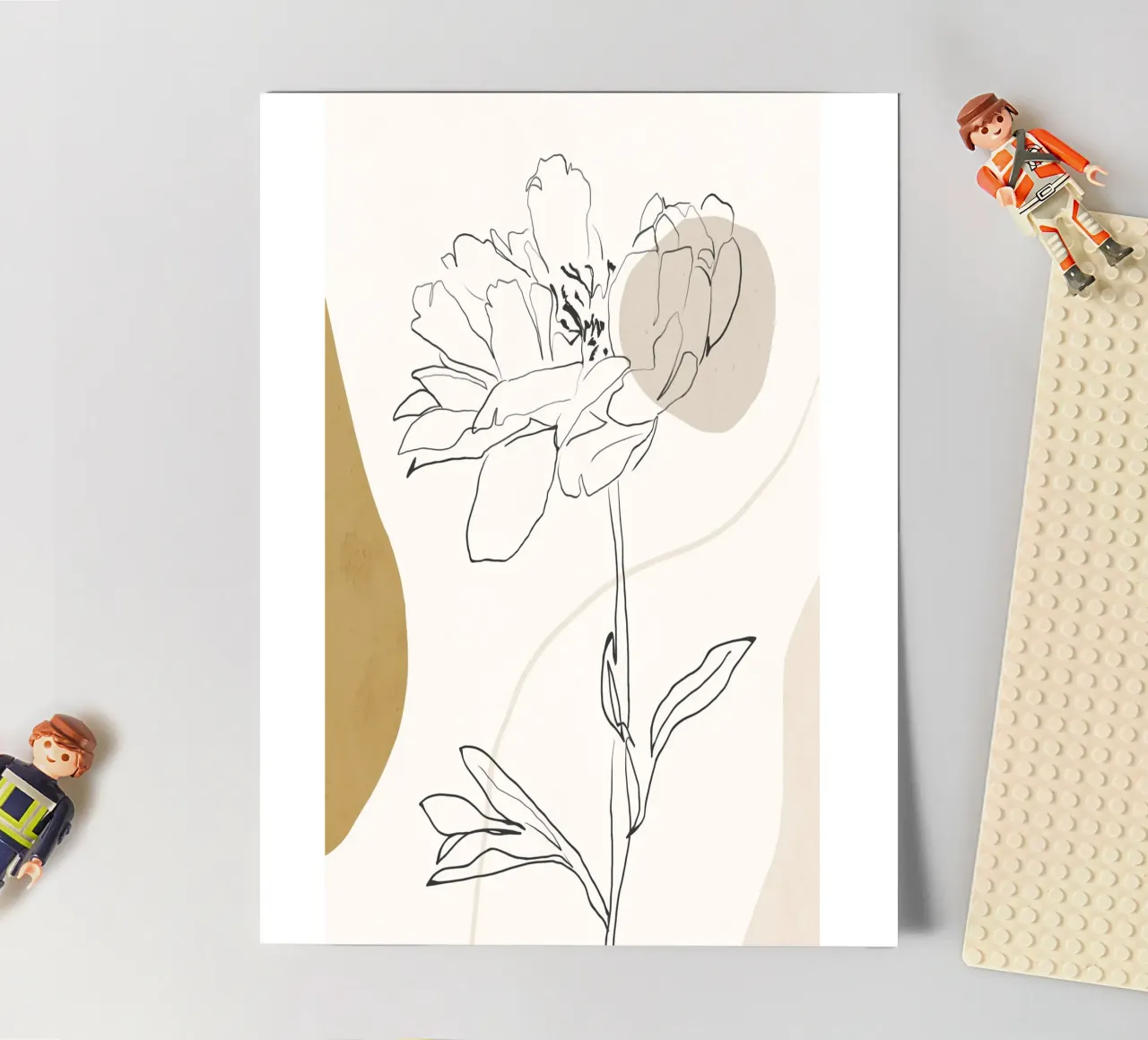 Boho botanico foglio adesivo da LeaDArt