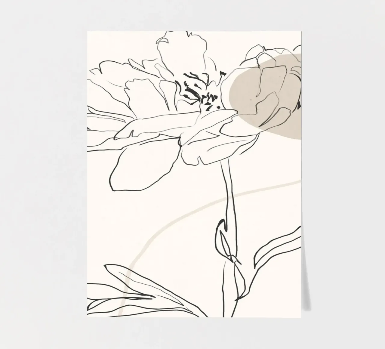 Boho botanico foglio adesivo da LeaDArt