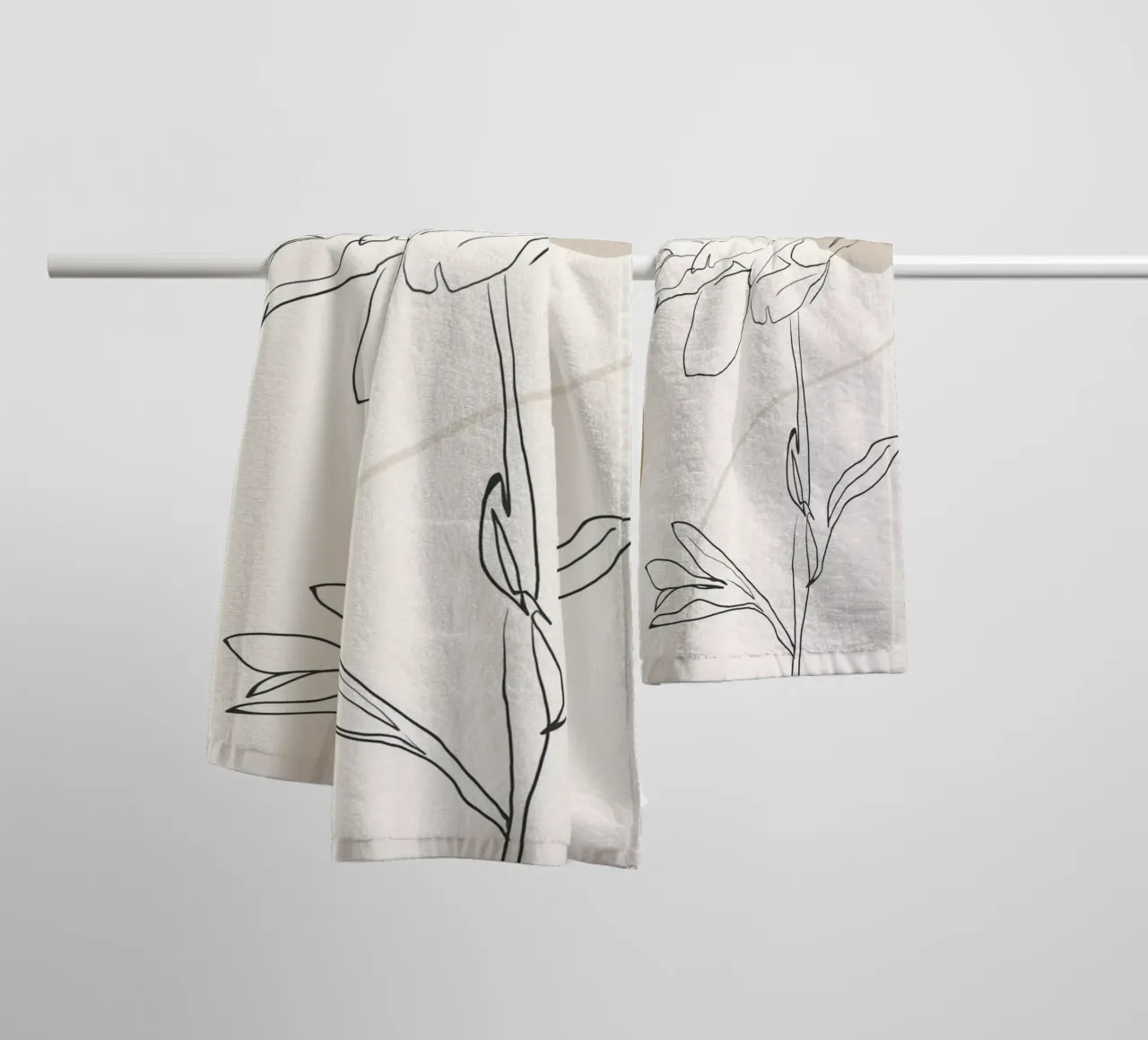 Boho botanico asciugamano da bagno da LeaDArt