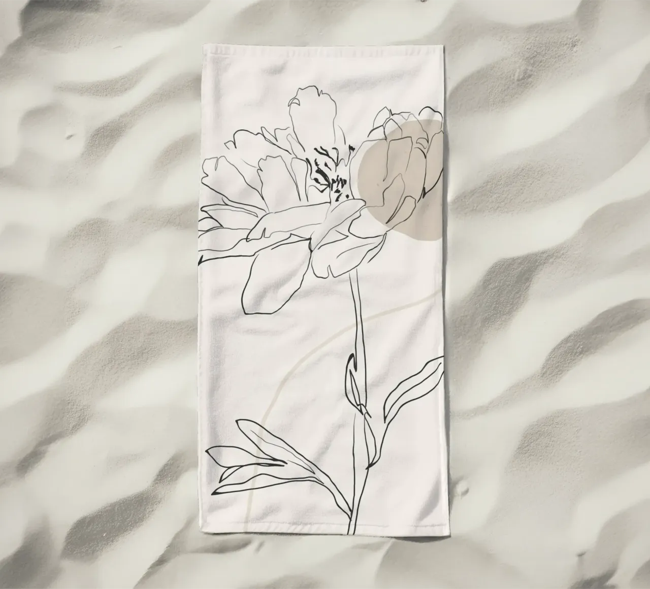 Boho botanico telo mare da LeaDArt