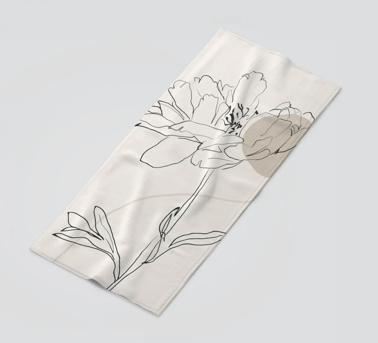 Boho botanico telo mare da LeaDArt