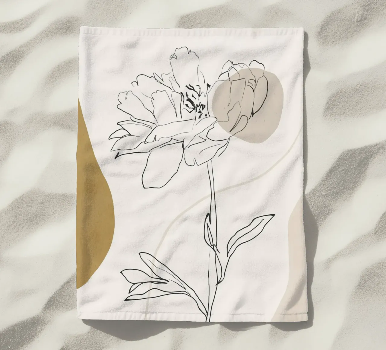 Boho botanico telo mare da LeaDArt