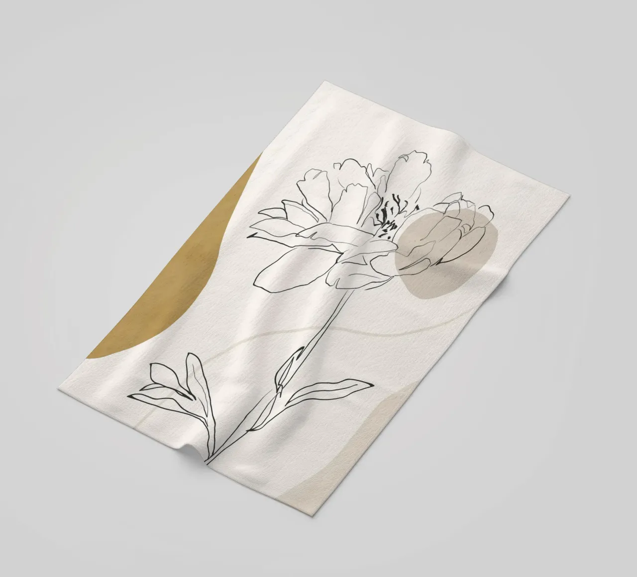 Boho botanico telo mare da LeaDArt