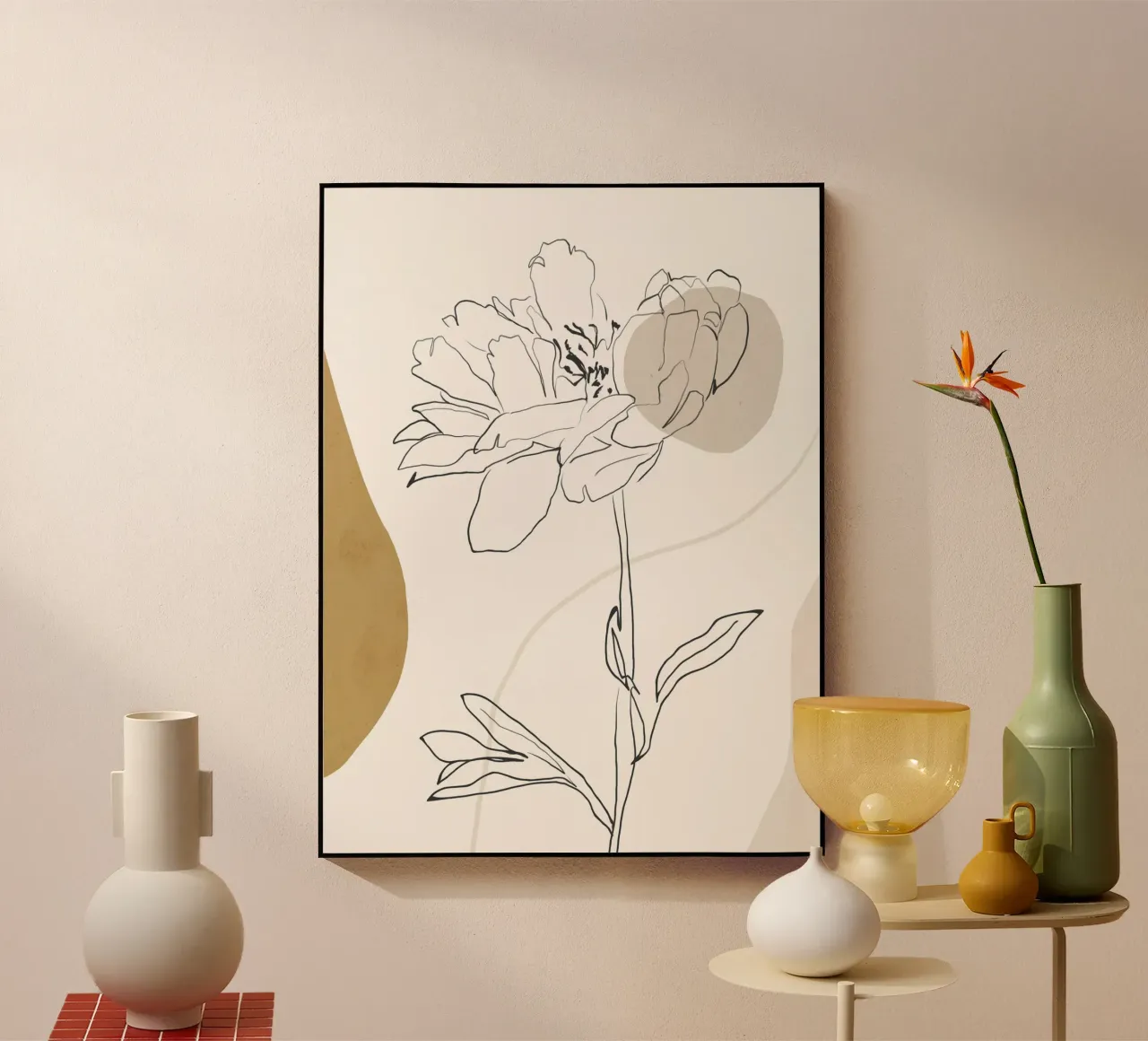 Boho botanico plexiglass da LeaDArt