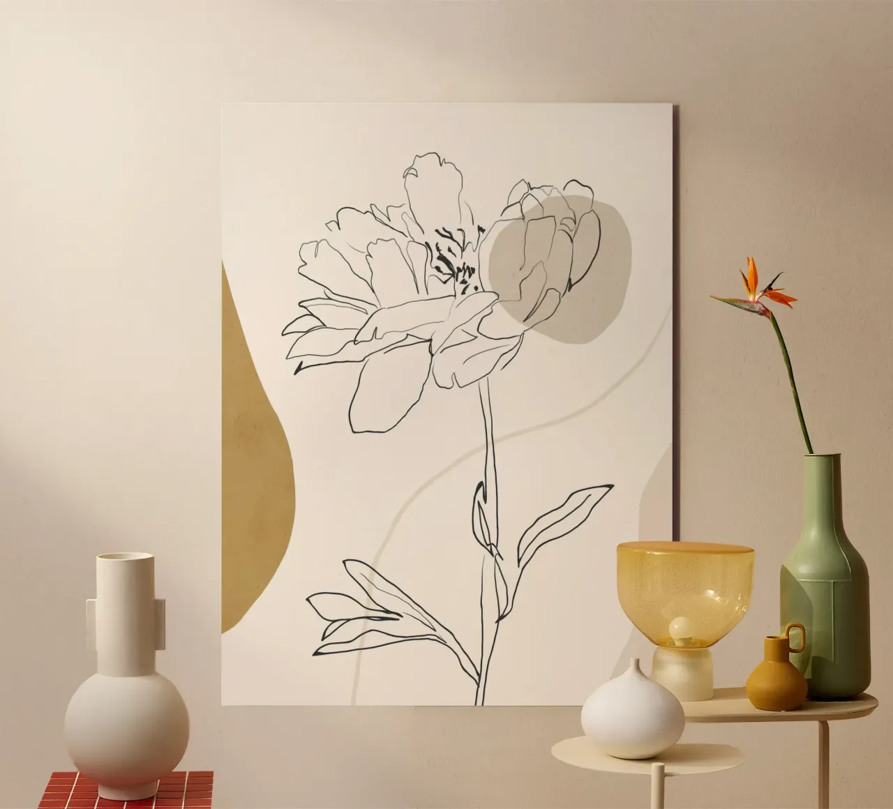 Boho botanico alluminio dibond da LeaDArt