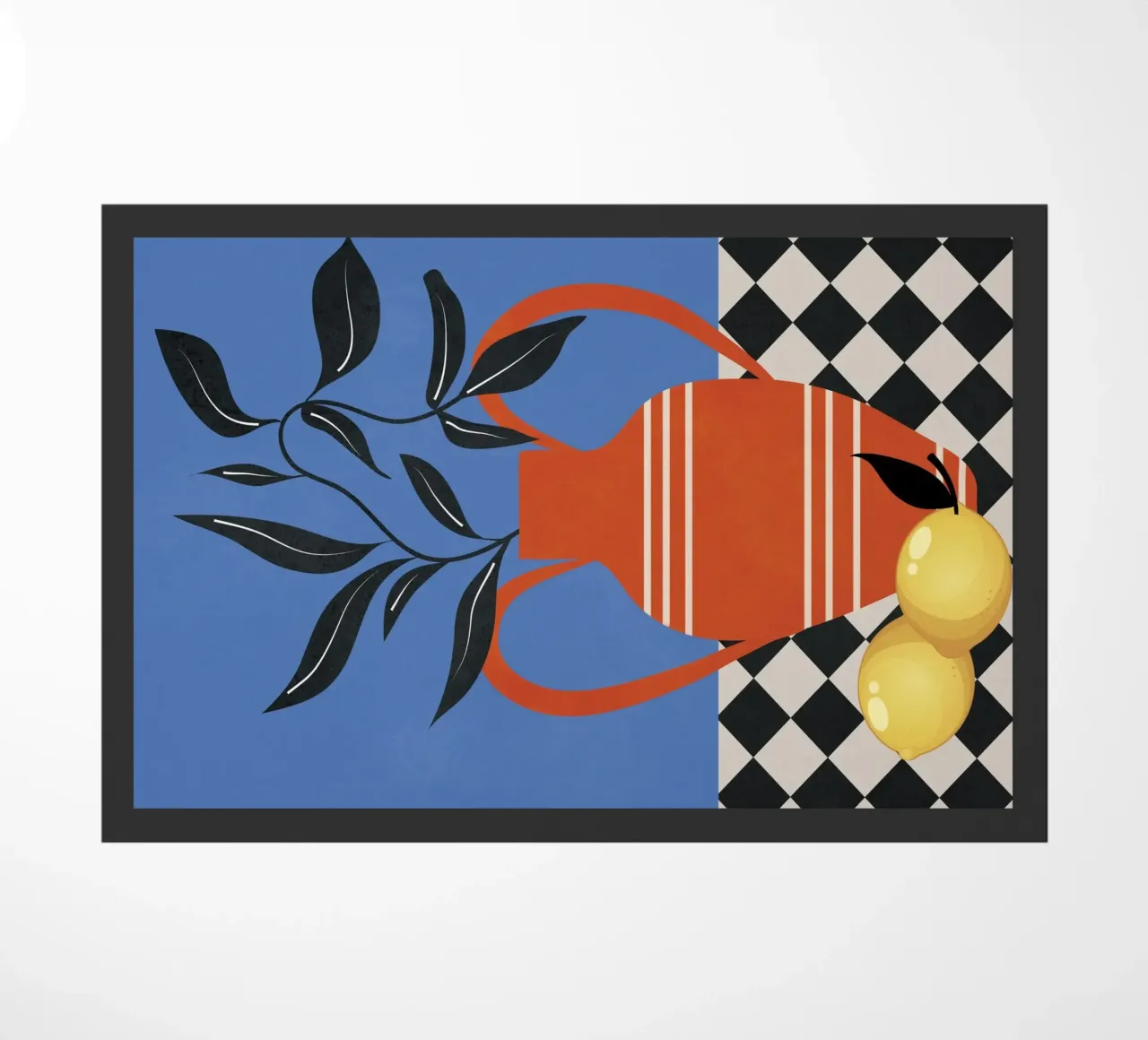 Still Life in Balance 3 doormat by Nadjaa