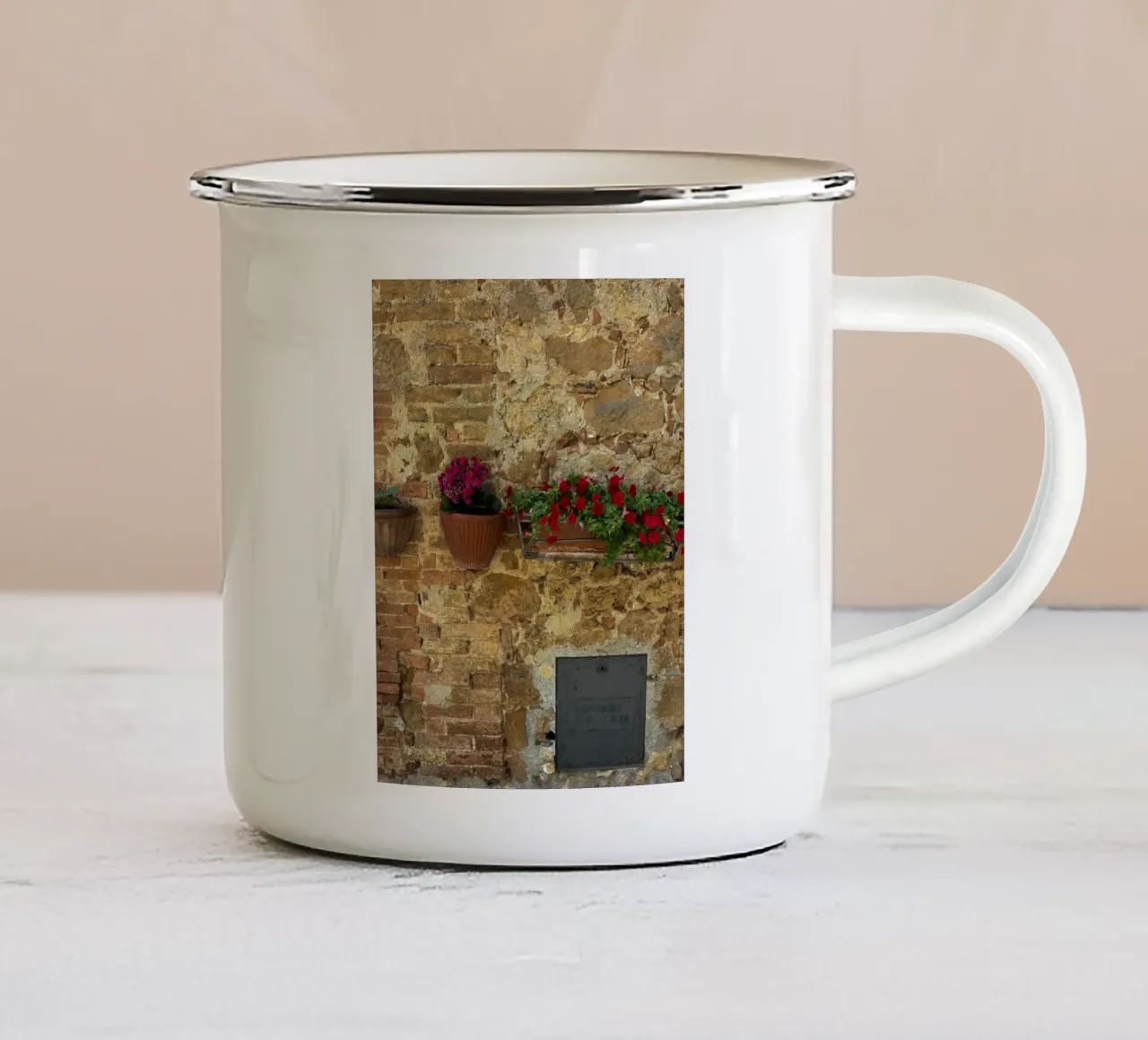 Easy Live tazza in smalto da ChiasMata CozMos