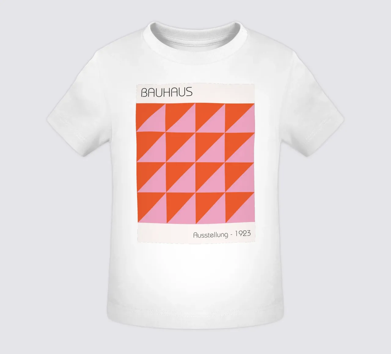 Bauhaus Geometry Art - Retro Design Poster baby t-shirt by Studio Vibe
