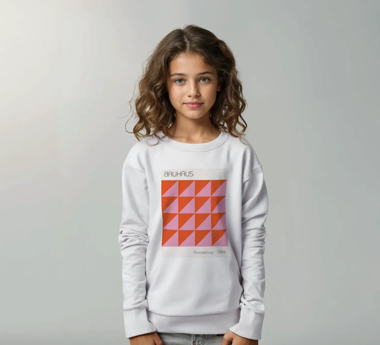 Bauhaus Geometry Art - Retro Design Poster kids sweatshirt by Studio Vibe