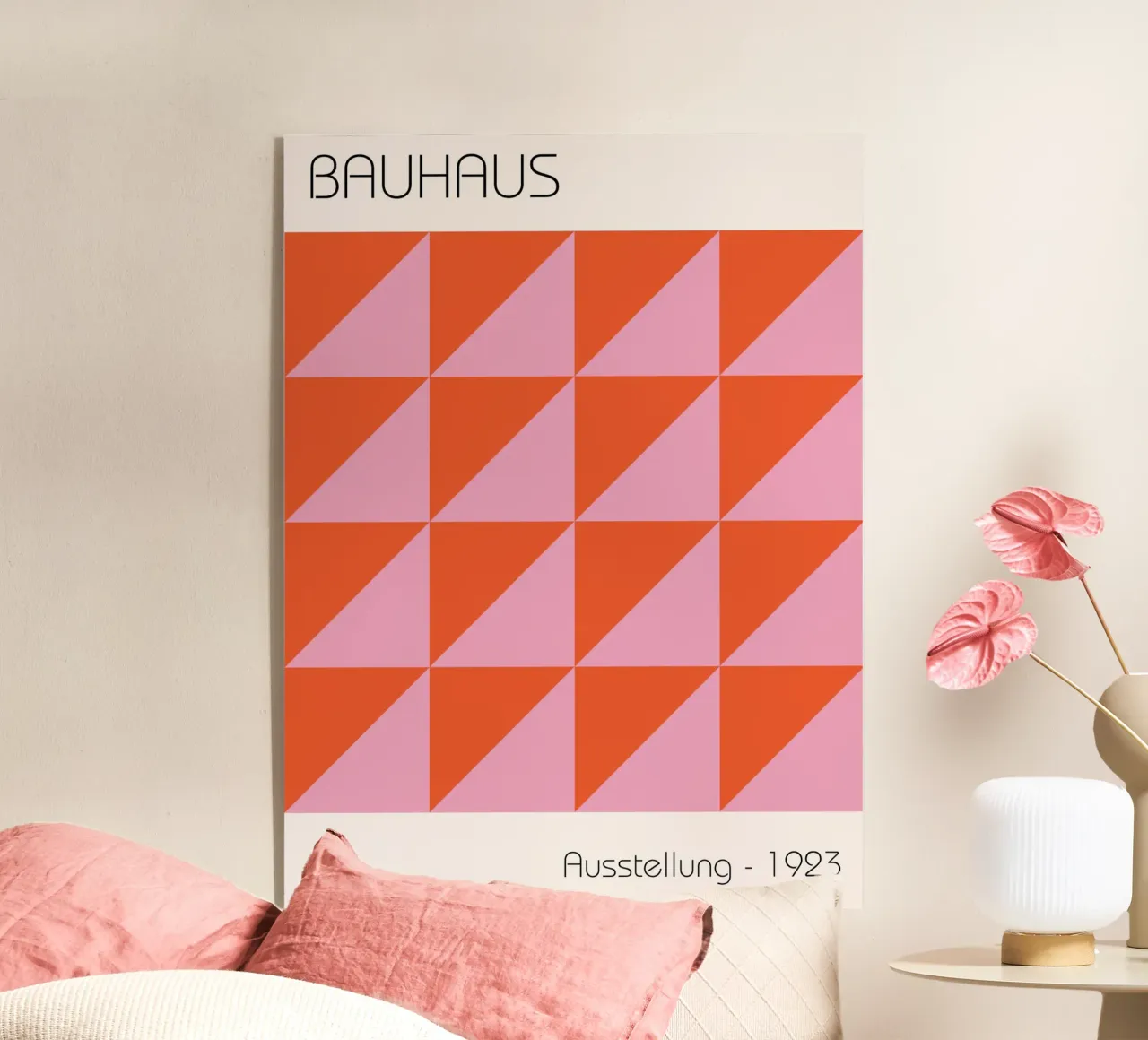Bauhaus Geometry Art - Retro Design Poster acrylic glass by Studio Vibe