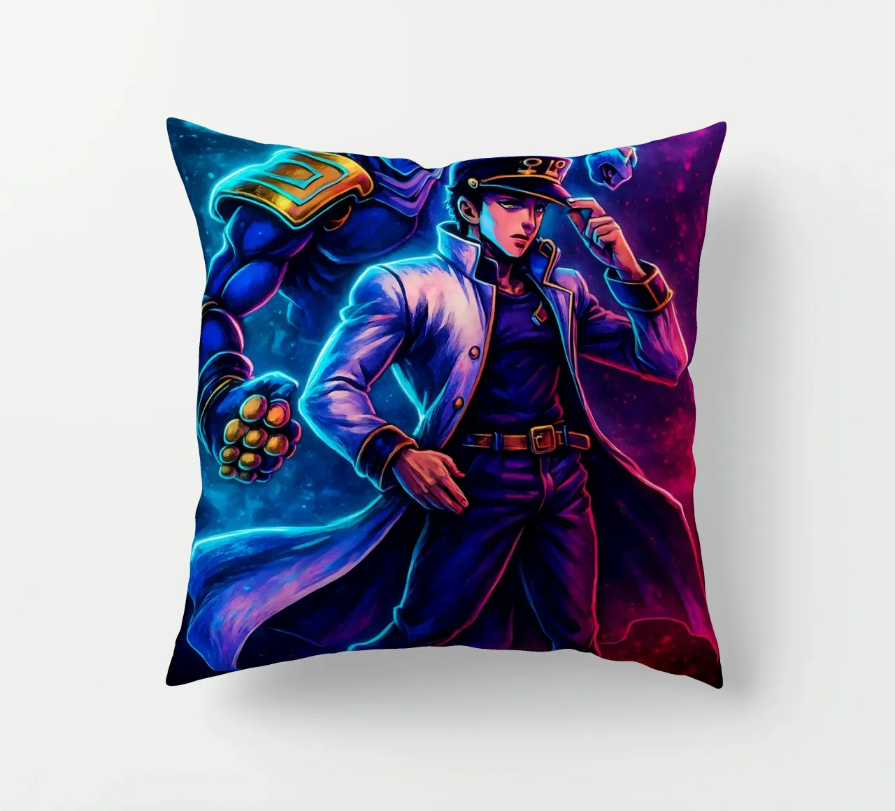 Soul Of Jojo_s Bizarre Adventure Kujo Jotaro cuscino da DGSoulheroes