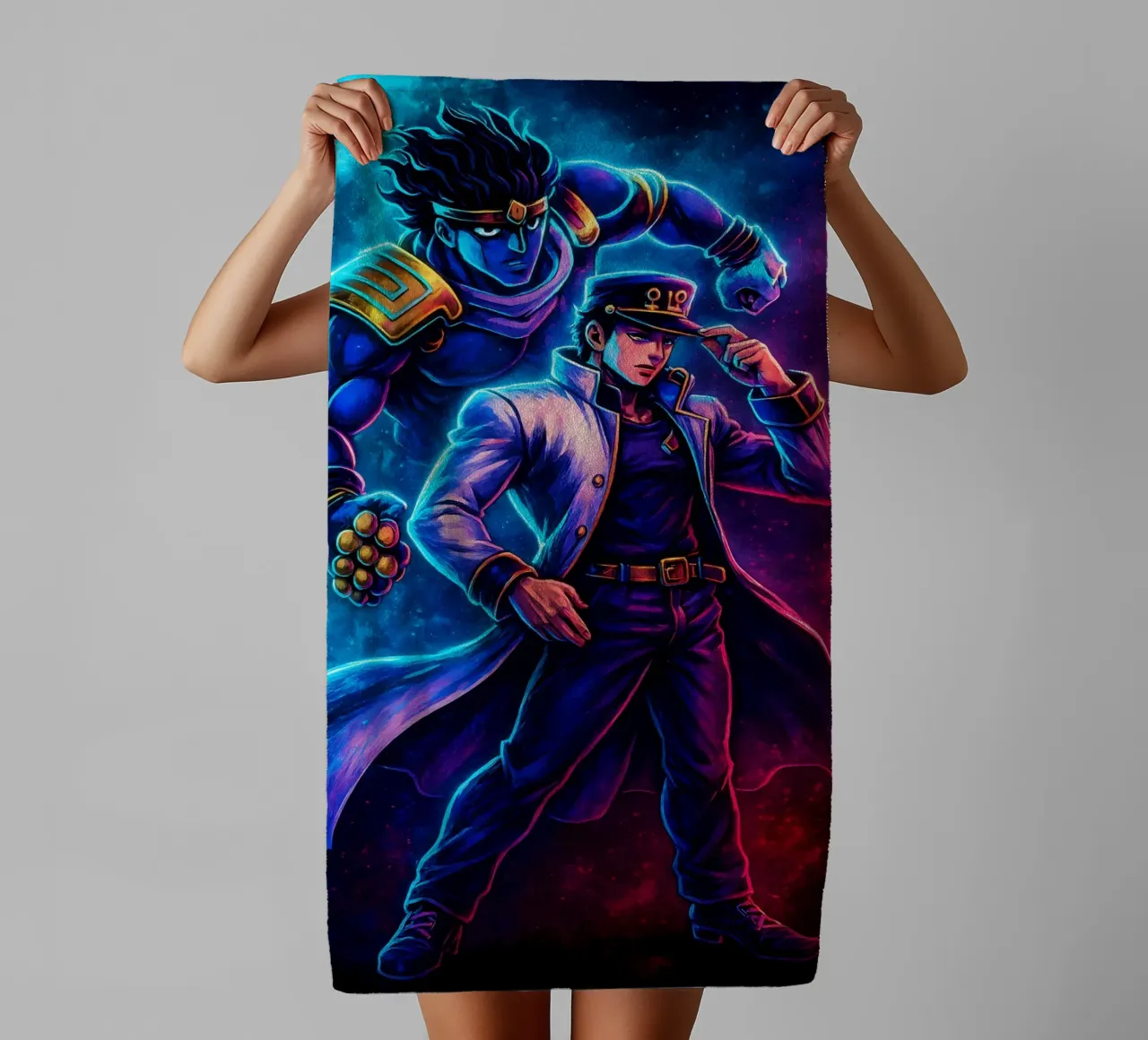 Soul Of Jojo_s Bizarre Adventure Kujo Jotaro asciugamano da bagno da DGSoulheroes