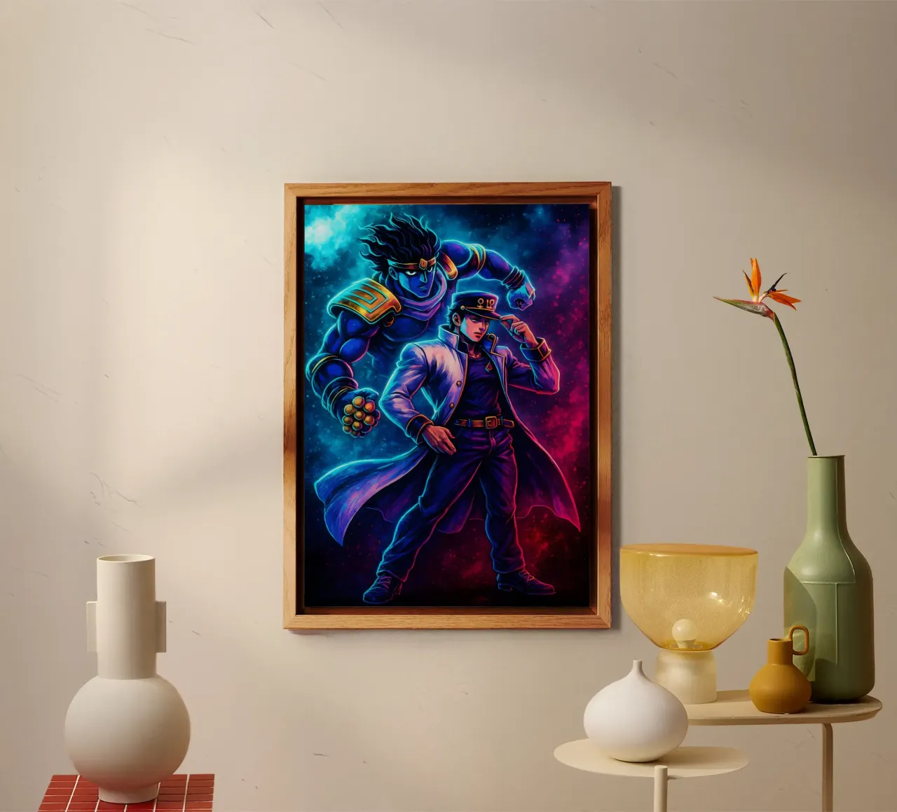 Soul Of Jojo_s Bizarre Adventure Kujo Jotaro alluminio dibond da DGSoulheroes