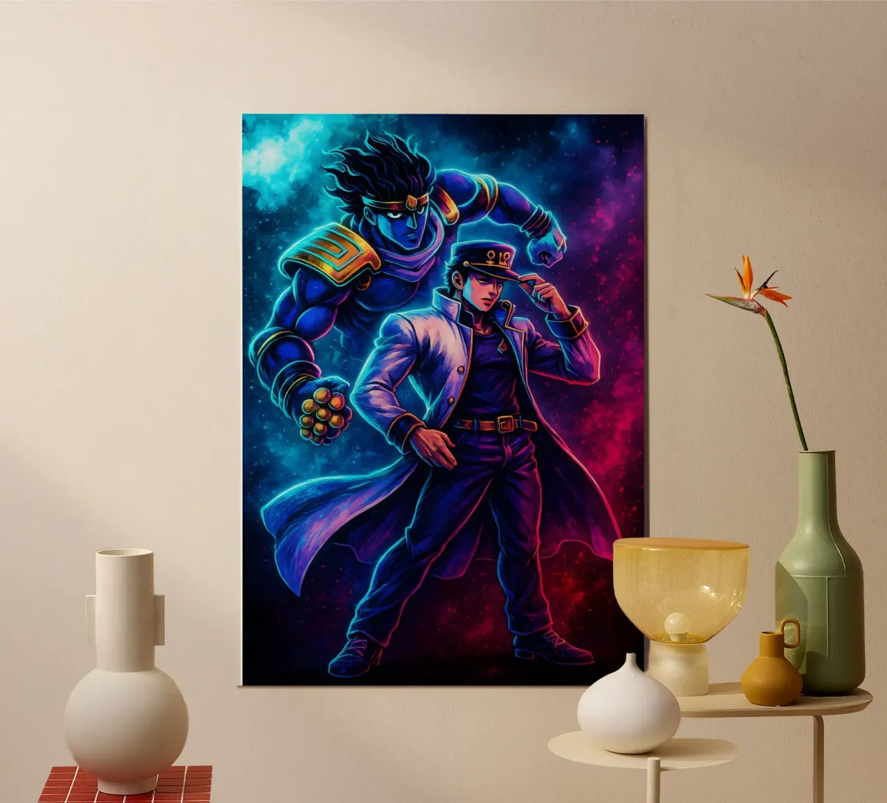 Soul Of Jojo_s Bizarre Adventure Kujo Jotaro carta hahnemühle da DGSoulheroes