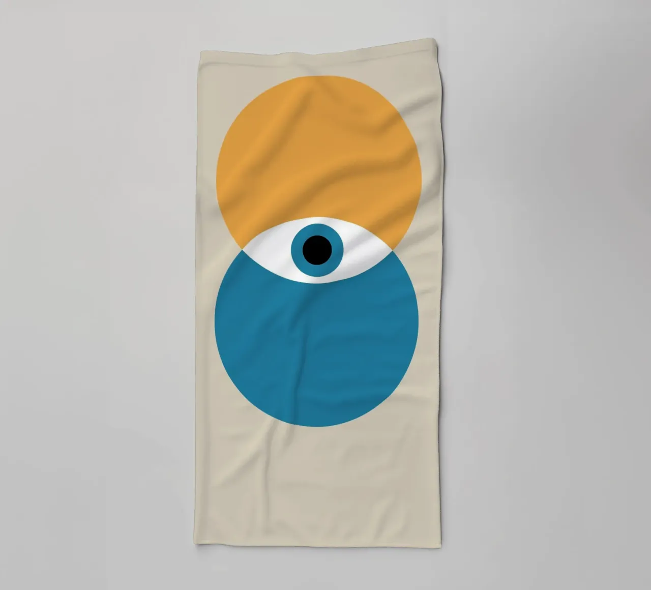 Bauhaus Poster Eye - 1923 Graphic Art towel by Studio Vibe