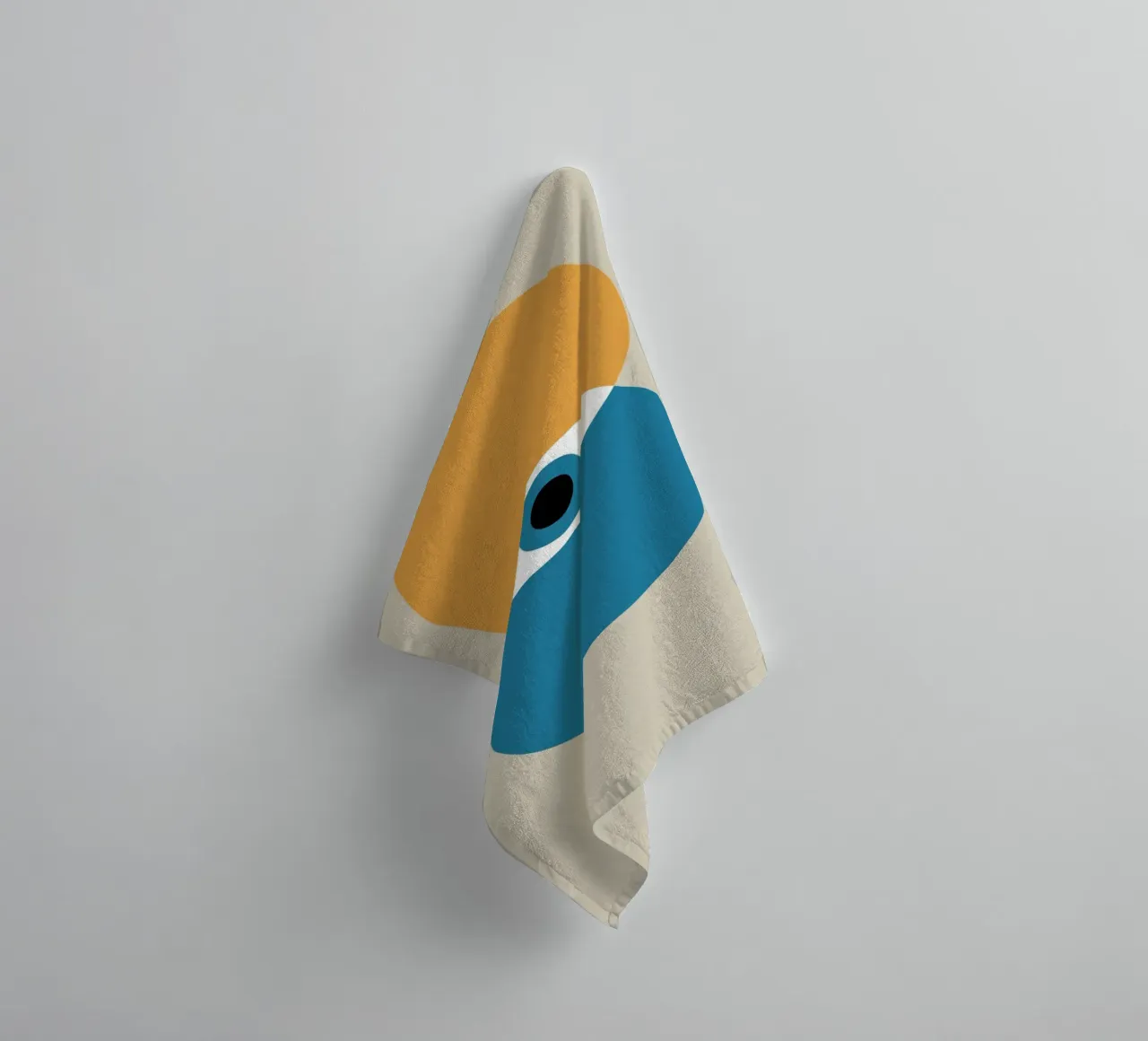 Bauhaus Poster Eye - 1923 Graphic Art towel by Studio Vibe
