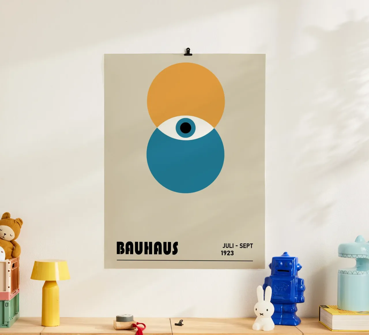 Bauhaus Poster Eye - 1923 Graphic Art hahnemühle by Studio Vibe